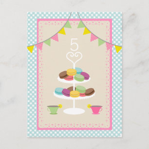 Macarons + Tea Party Invitation