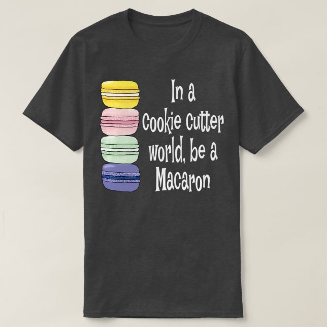 Macaroon French Macaron Funny Macaron Cookie Gesch T-Shirt (Design vorne)