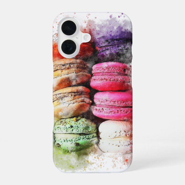 Macaroon Phone Case iPhone 16 Hülle (Rückseite)