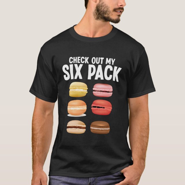 Macaroons Französisch gebackene Macarron Cookies B T-Shirt (Vorderseite)