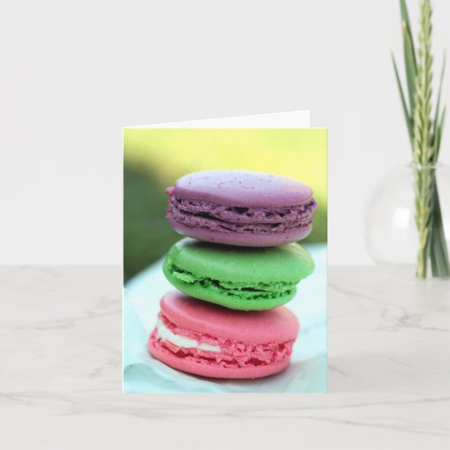 Macaroons Karte (Vorderseite)