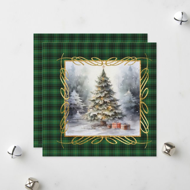 MacArthur Ancient Scottish Tartan Weihnachten  (Vorderseite/Rückseite Beispiel)