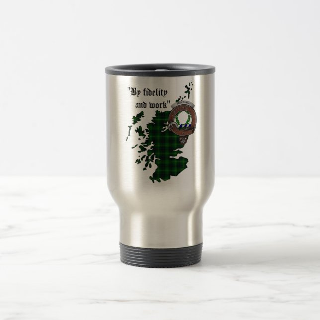 MacArthur Clan Abzeichen Travel Mug Reisebecher (Mittel)
