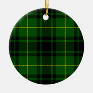 MacArthur-Tartan grün kariert Keramikornament