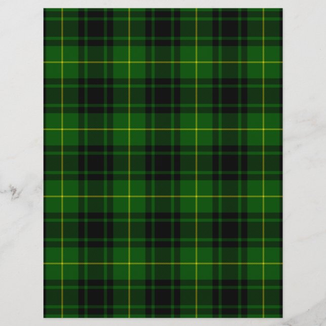 MacArthur Tartgrün kariert (Vorderseite)