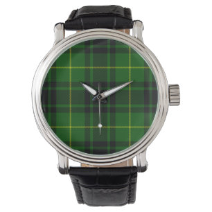 MacArthur Tartgrün kariert Armbanduhr