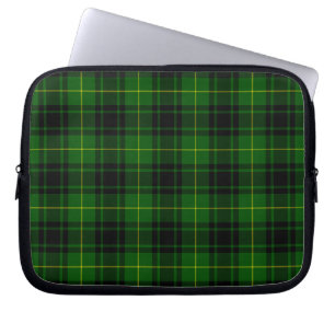 MacArthur Tartgrün kariert Laptopschutzhülle