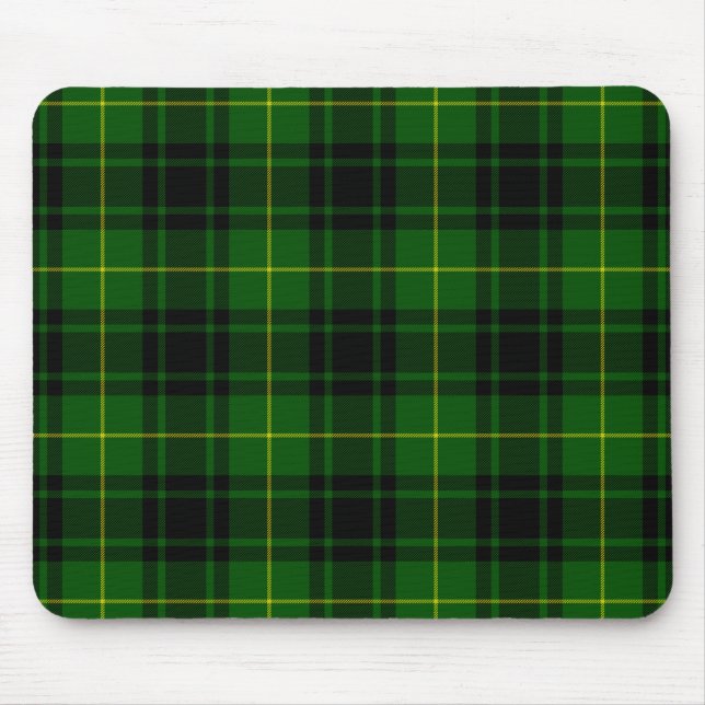 MacArthur Tartgrün kariert Mousepad (Vorne)