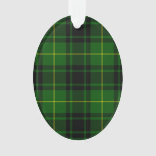MacArthur Tartgrün kariert Ornament
