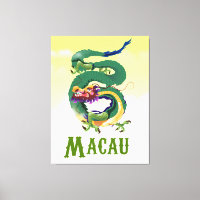 Macau China Vintages Reiseplakat