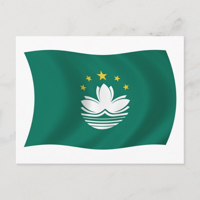 Macau Flag Postkarte (Vorderseite)