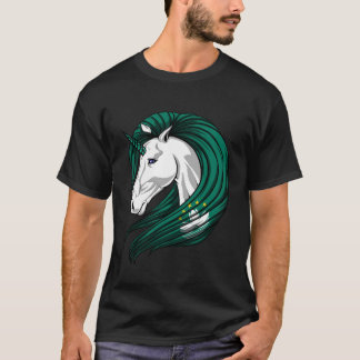 Macau Flag Unicorn Macanese Flag DNA Heritage Root T-Shirt