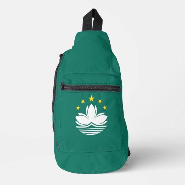 Macau-Flagge Crossbody Bag (Vorderseite)