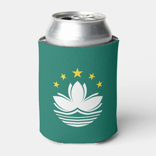 Macau-Flagge Dosenkühler (Kanne Vorderseite)