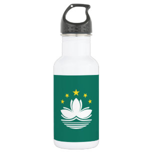 Macau-Flagge Edelstahlflasche