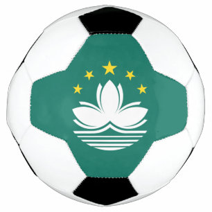 Macau-Flagge Fußball