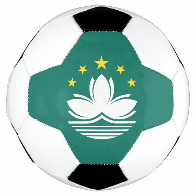 Macau-Flagge Fußball (Vorderseite)