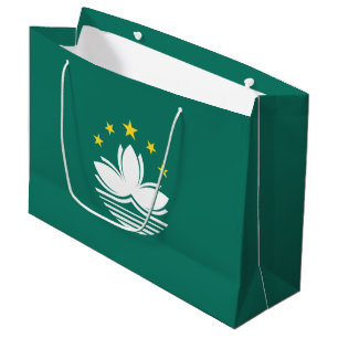 Macau-Flagge Große Geschenktüte