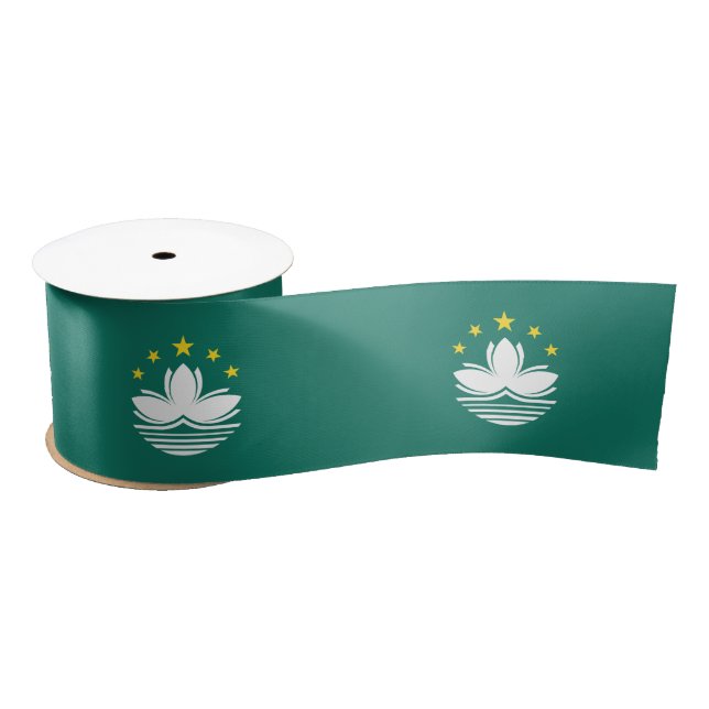 Macau-Flagge Satinband (Spule)