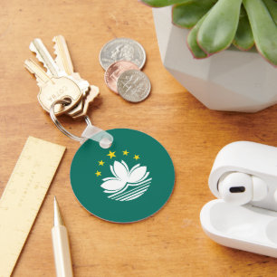 Macau-Flagge Schlüsselanhänger