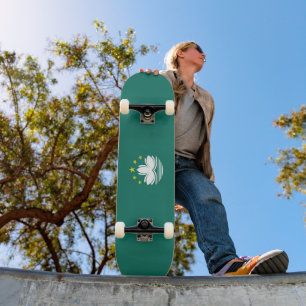 Macau-Flagge Skateboard