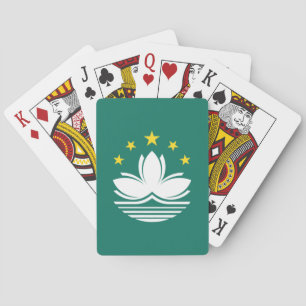 Macau-Flagge Spielkarten