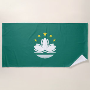 Macau-Flagge Strandtuch