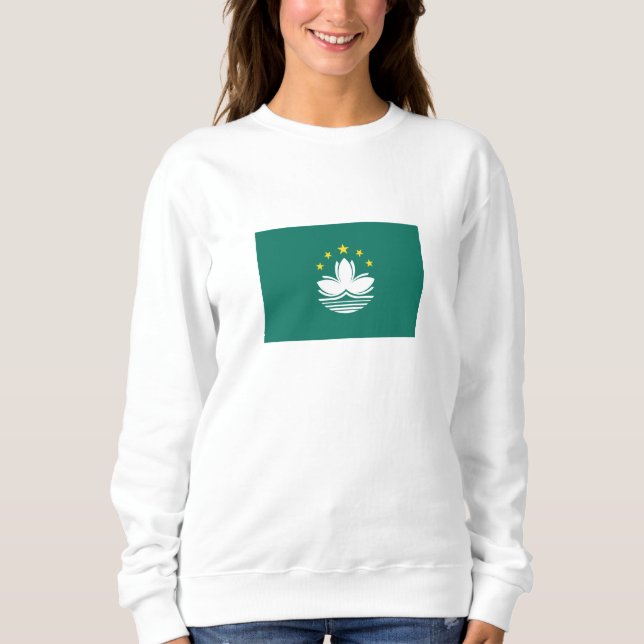 Macau-Flagge Sweatshirt (Vorderseite)