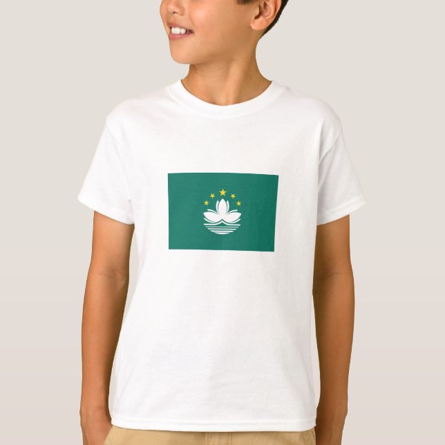 Macau-Flagge T-Shirt (Vorderseite)