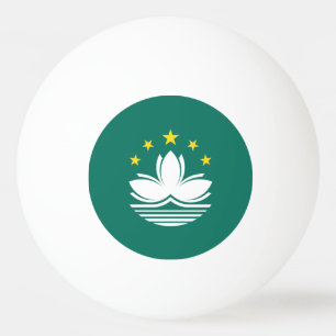 Macau-Flagge Tischtennisball