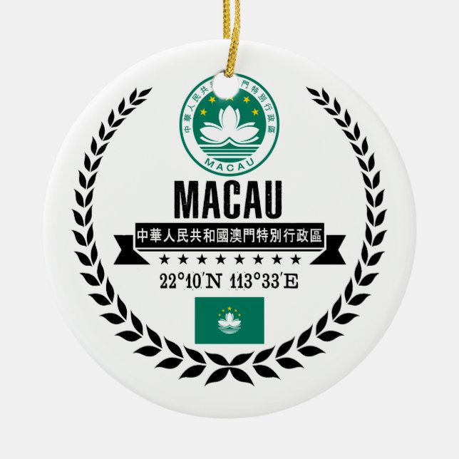 Macau Keramikornament (Vorne)