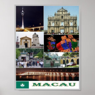 Macau - Macau - Mosaik - Poster