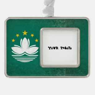 Macau Rahmen-Ornament Silber