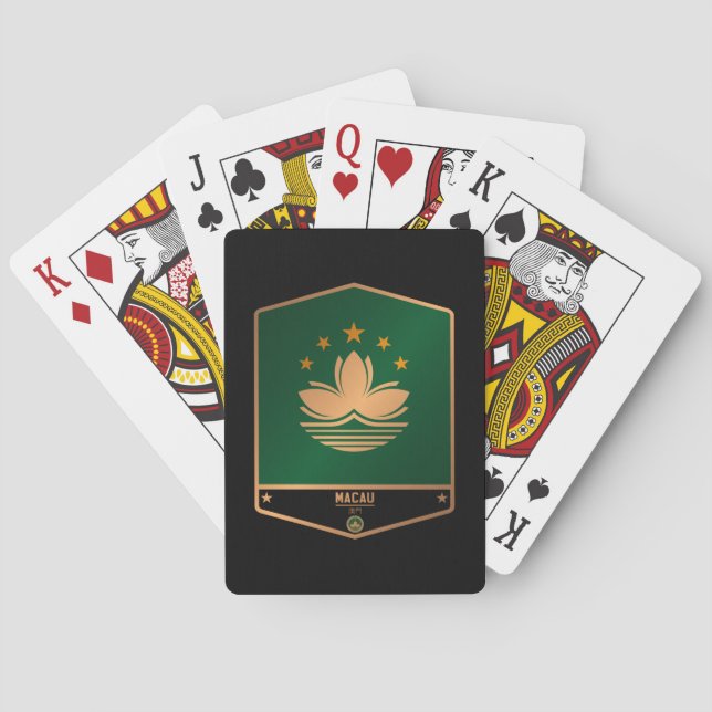 Macau Spielkarten (Rückseite)