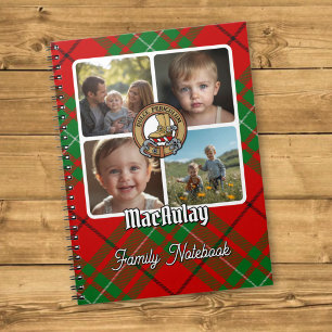 MacAulay-Familien-Fotocollage Notizblock