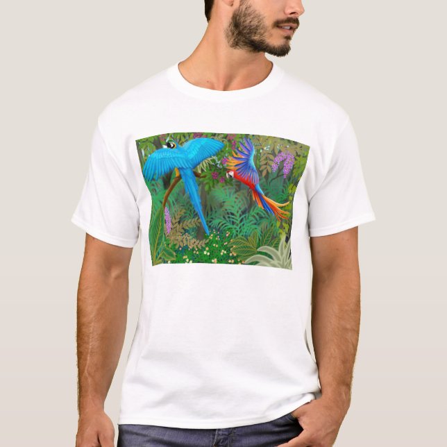 Macaw-Dschungel-T - Shirt (Vorderseite)