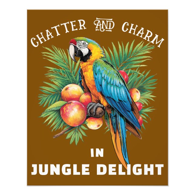 Macaw Fotodruck (Vorne)