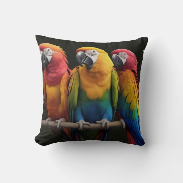 Macaw Kissen (Vorderseite)