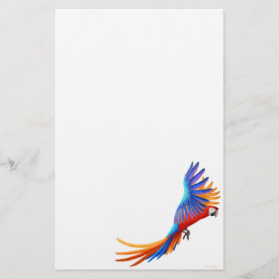 Macaw-Papageien-Briefpapier Briefpapier