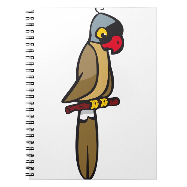 Macaw Parrot 2 Notizblock (Vorderseite)