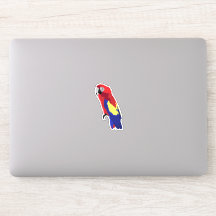 Macaw Parrot Notebook-Aufkleber