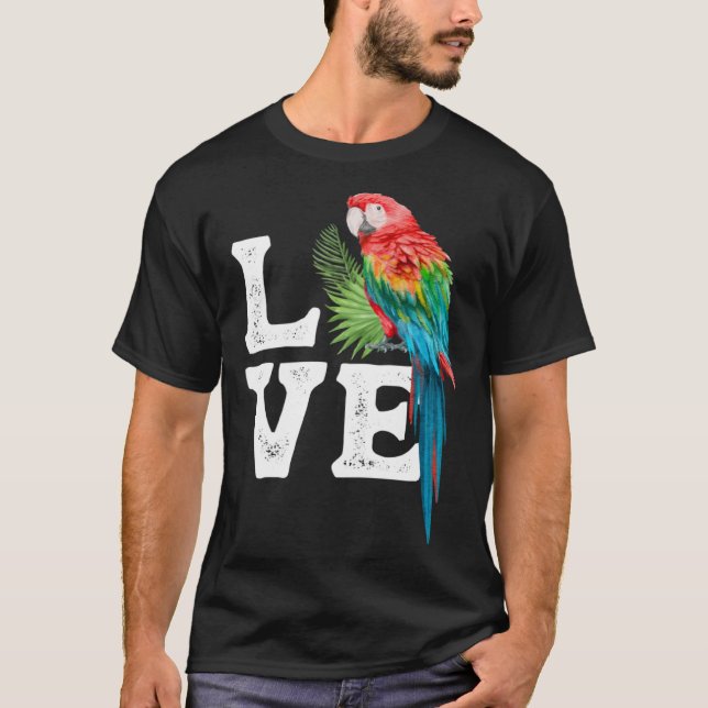 Macaw   Parrot Owner Tee Parrot Artwork (Vorderseite)