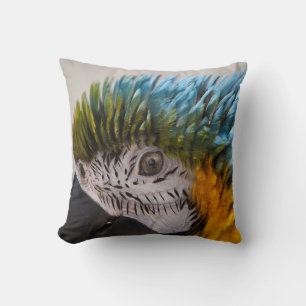 Macaw Parrot Portrait Pillow Kissen