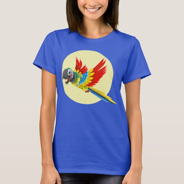 Macaw Parrot T-Shirt (Vorderseite)
