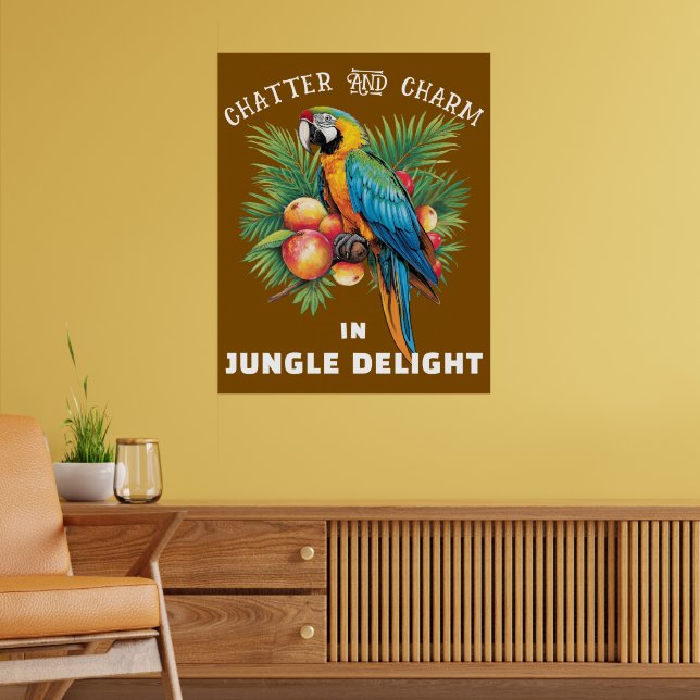 Macaw Poster (Wohnzimmer 2)