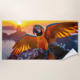 Macaw Rio De Janeiro Strandtuch