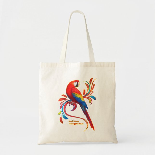 Macaw-Scarlet Tragetasche (Vorne)