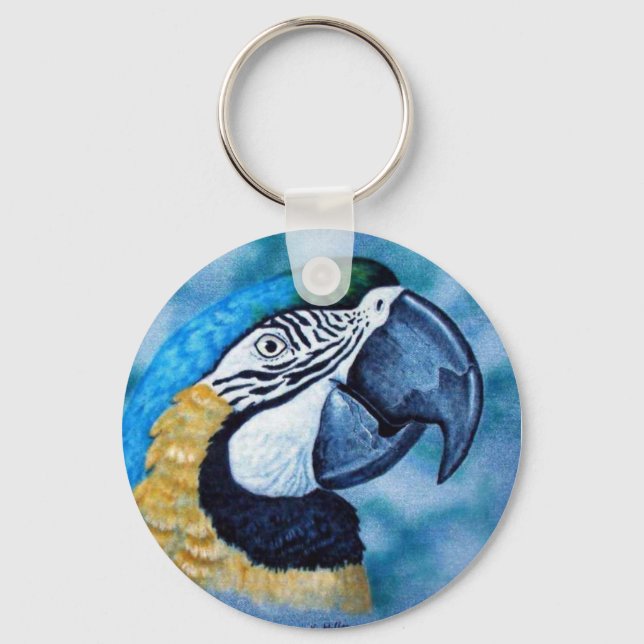 Macaw Schlüsselanhänger (Vorderseite)