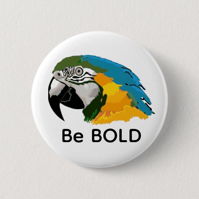 Macaw-Sei-Kühn-Knopf Button (Vorderseite)