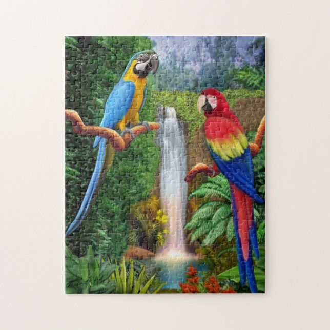 Macaw-tropische Papageien (Vertikal)